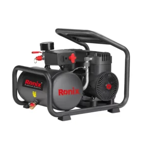 کمپرسور هوا رونیکس مدل RC-0613 ظرفیت ۶ لیتر بدون روغن بی‌صدا